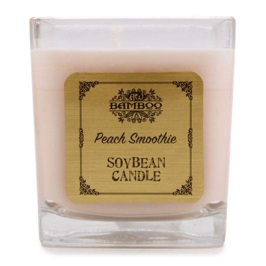 Soybean Jar Candles - Peach Smoothie Soybean Wax Jar Candles - Bath Indulgence