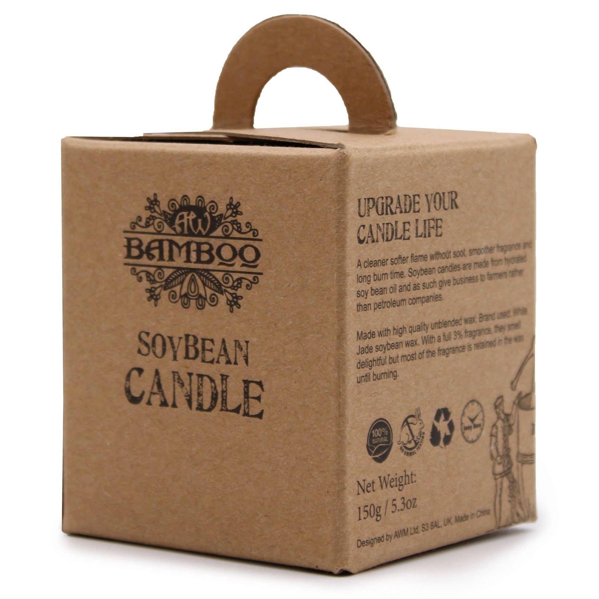 Soybean Jar Candles - Pomegranate & Orange Soybean Wax Jar Candles - Bath Indulgence