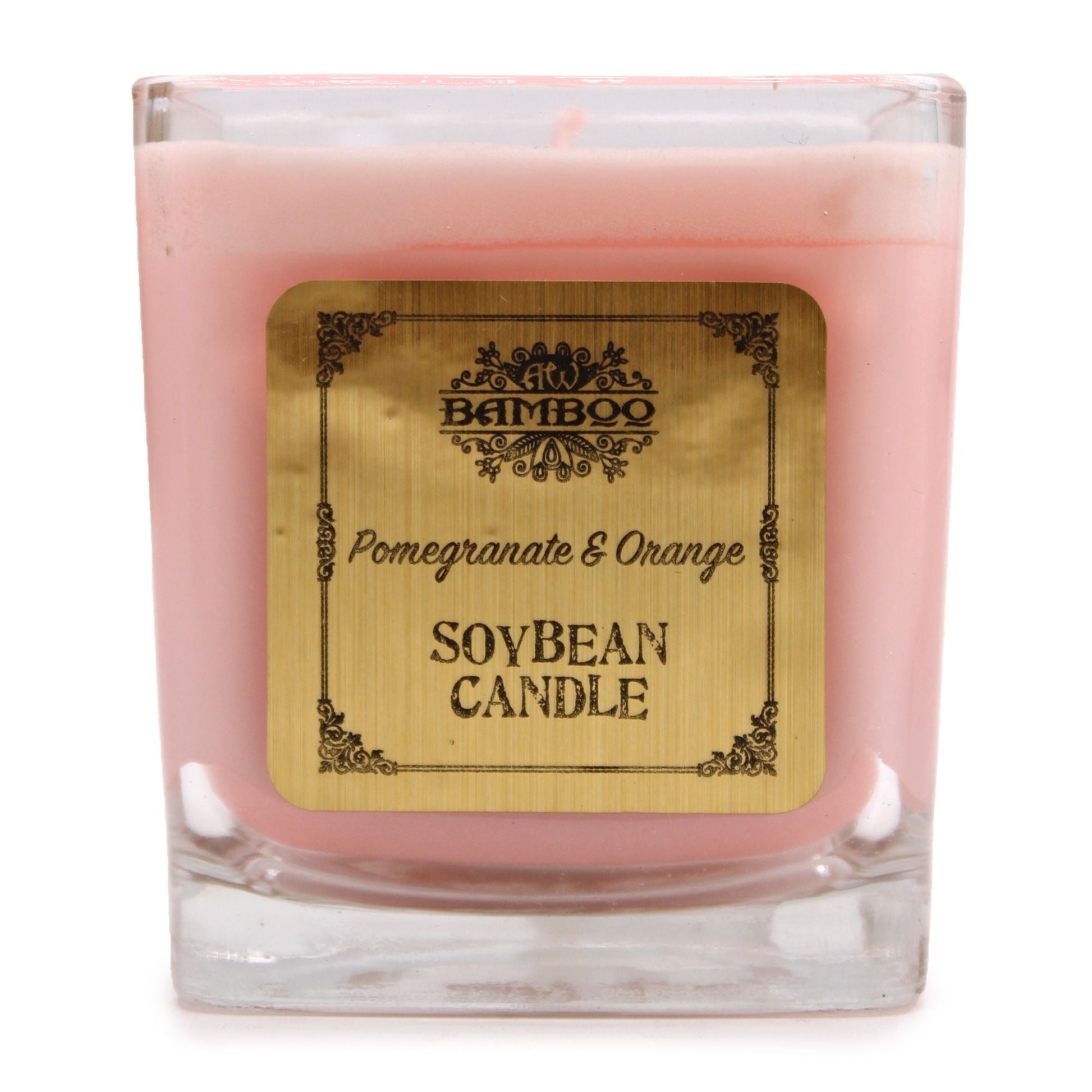 Soybean Jar Candles - Pomegranate & Orange Soybean Wax Jar Candles - Bath Indulgence