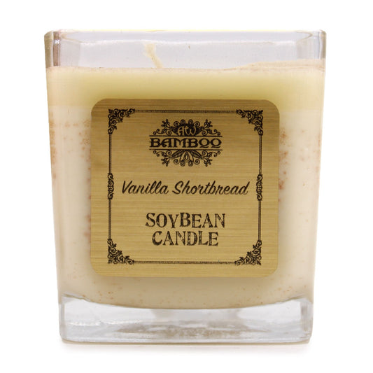 Soybean Jar Candles - Vanilla Shortbread Soybean Wax Jar Candles - Bath Indulgence