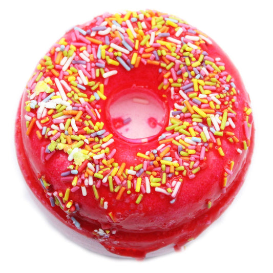 Strawberry & Banana Bath Donuts Donut Bath Fizzers - Bath Indulgence