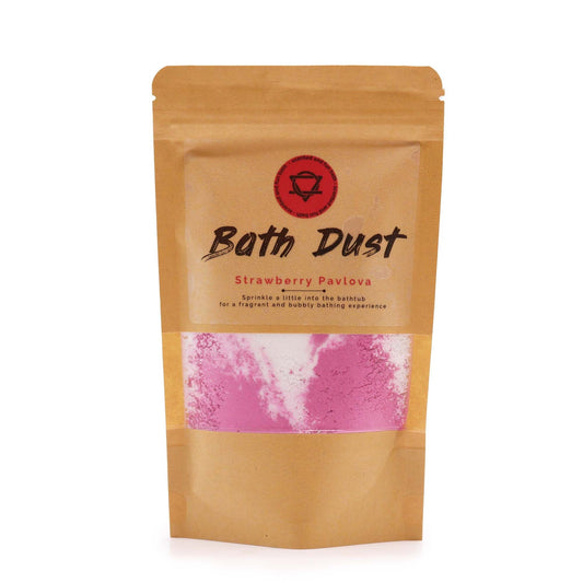 Strawberry Pavlova Bath Dust 190g Bath Dust - 190g - Bath Indulgence