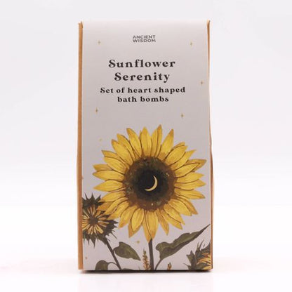 Sunflower Serenity Bath Heart Gift Set - Bath Indulgence
