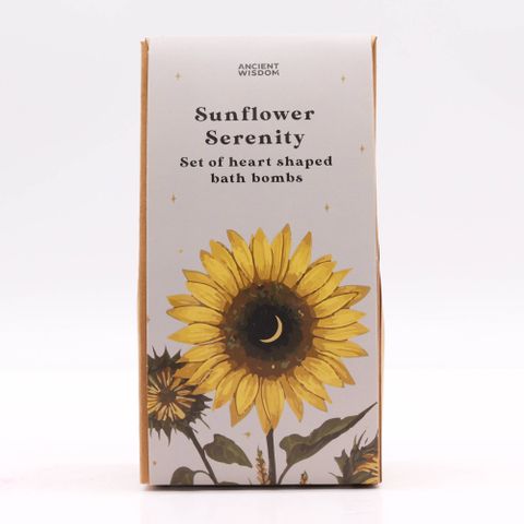Sunflower Serenity Bath Heart Gift Set - Bath Indulgence
