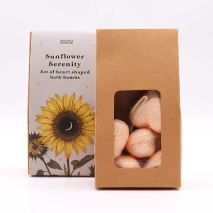 Sunflower Serenity Bath Heart Gift Set - Bath Indulgence