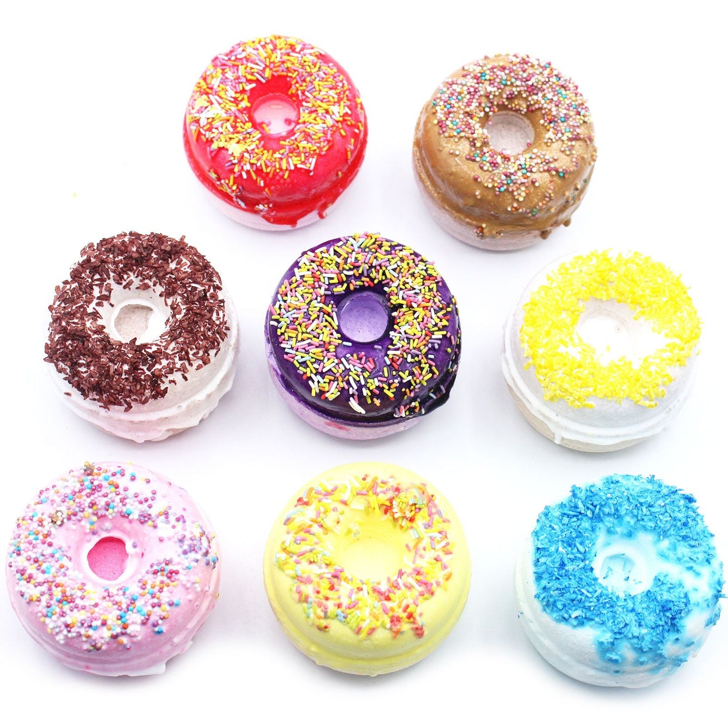 Toffee & Caramel Bath Donuts Donut Bath Fizzers - Bath Indulgence