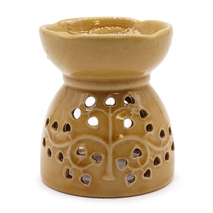 Tree of Life Oil Burner - Honey Tree of Life Oil Burners - Bath Indulgence