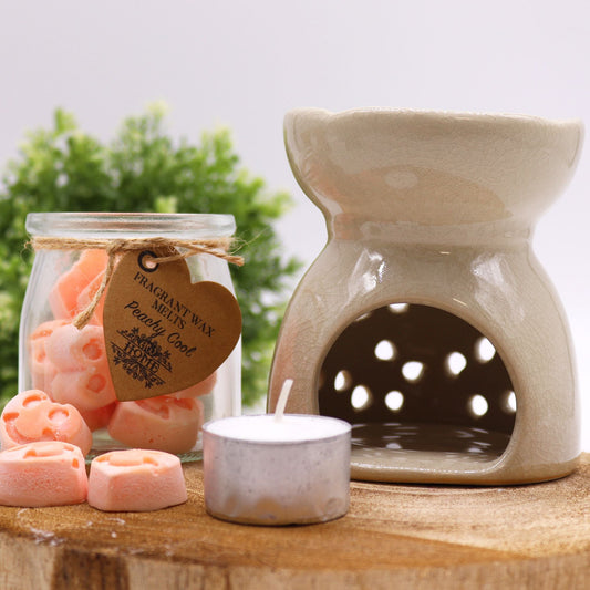 Tree of Life Oil Burner - Ivory Tree of Life Oil Burners - Bath Indulgence