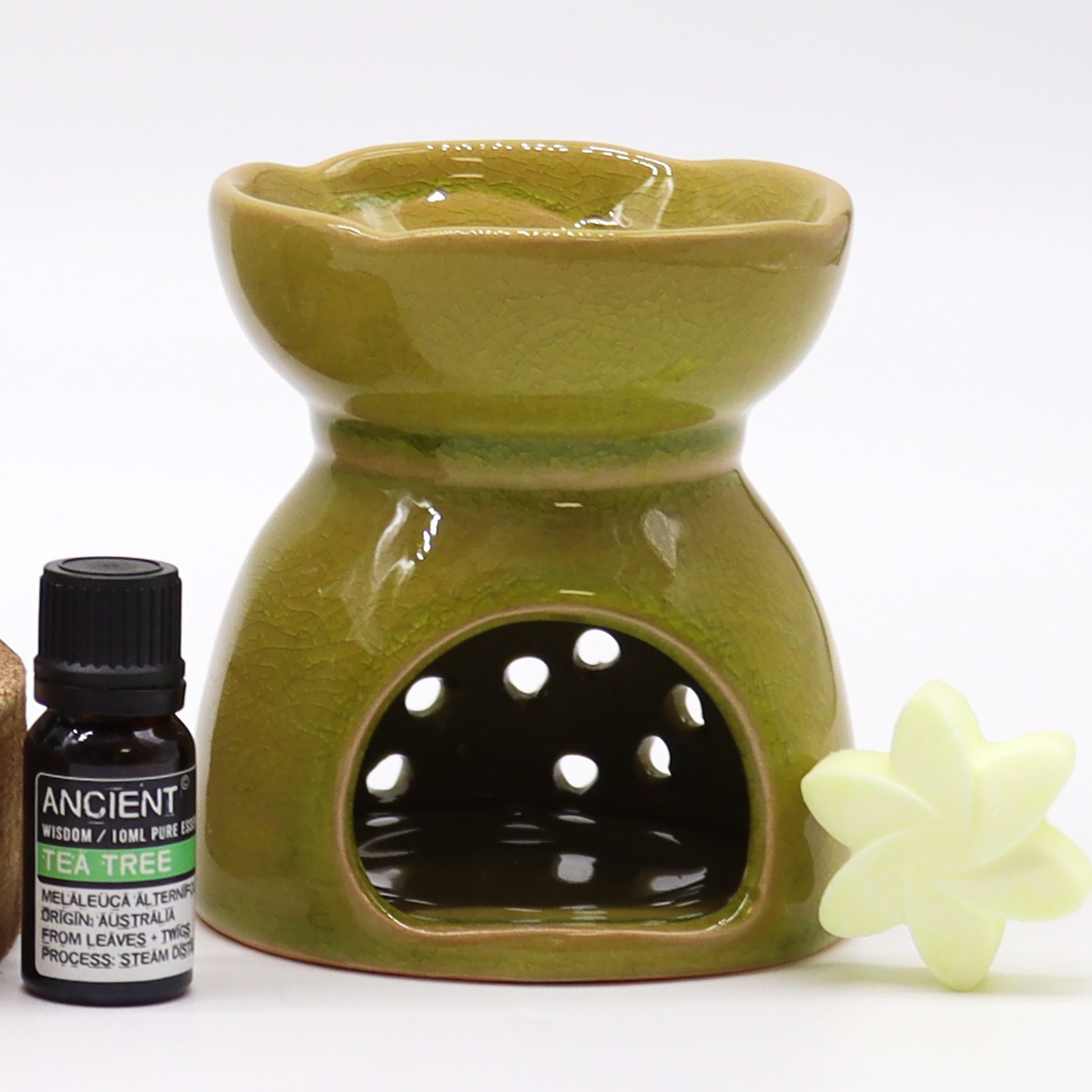 Tree of Life Oil Burner - Lime Tree of Life Oil Burners - Bath Indulgence