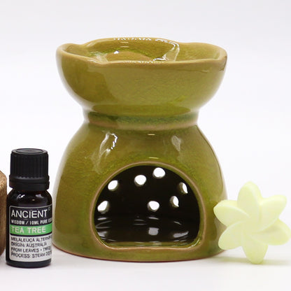 Tree of Life Oil Burner - Lime Tree of Life Oil Burners - Bath Indulgence