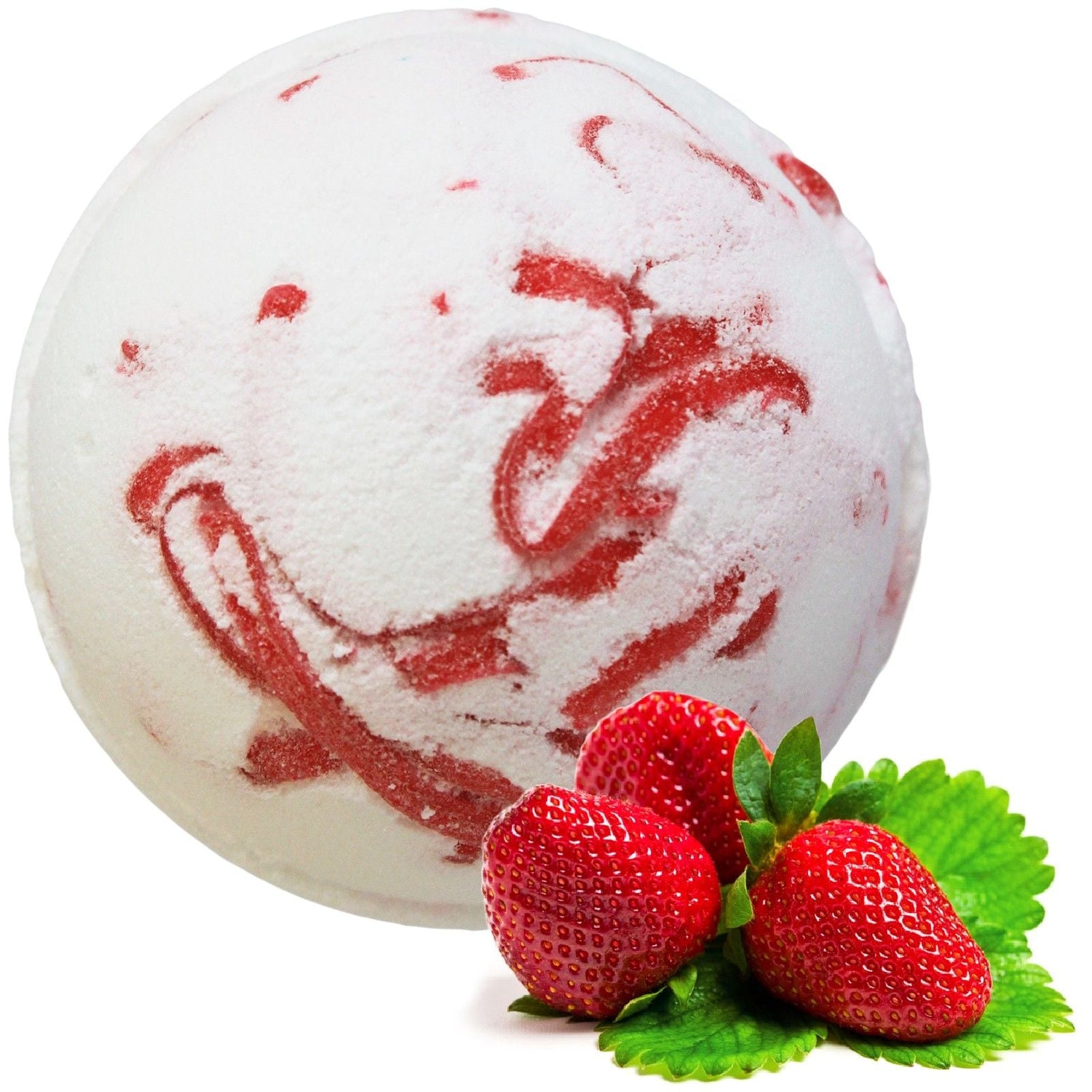 Tropical Paradise Coco Bath Bomb - Strawberry Tropical Bath Bombs - 180g - Bath Indulgence