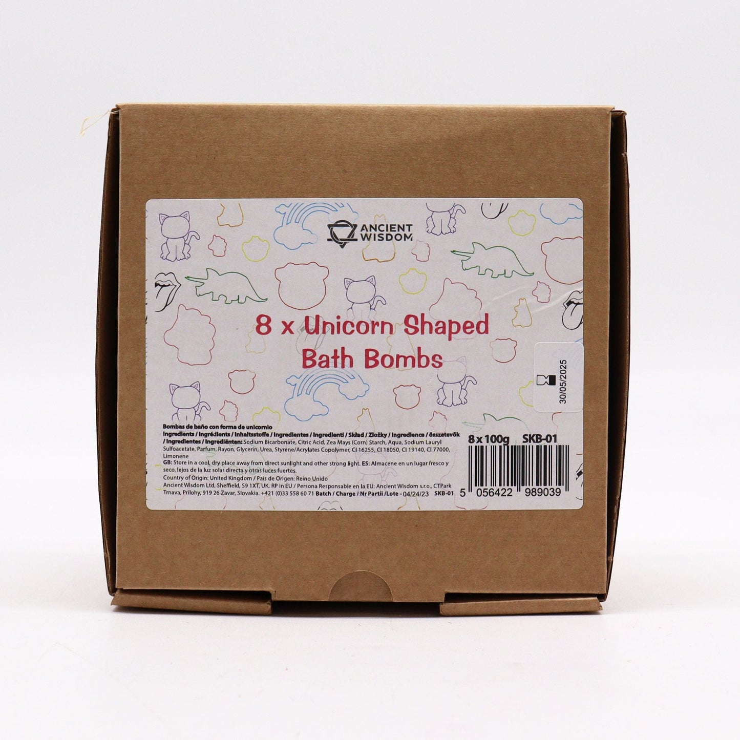 Unicorn Bathbomb 100g Shaped Bath Bombs for Kids - Bath Indulgence