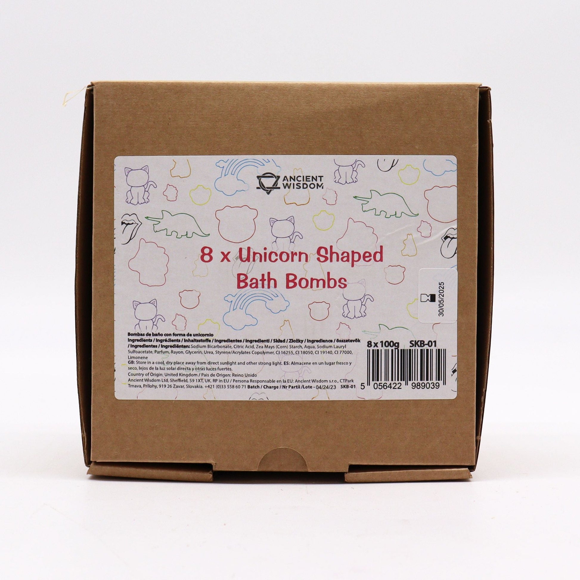 Unicorn Bathbomb 100g Shaped Bath Bombs for Kids - Bath Indulgence