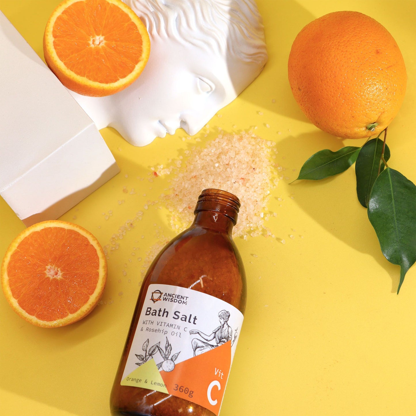 Vitamin C Bath Salt – Feel Like an Ancient Goddess Vitamin C Skincare - Bath Indulgence