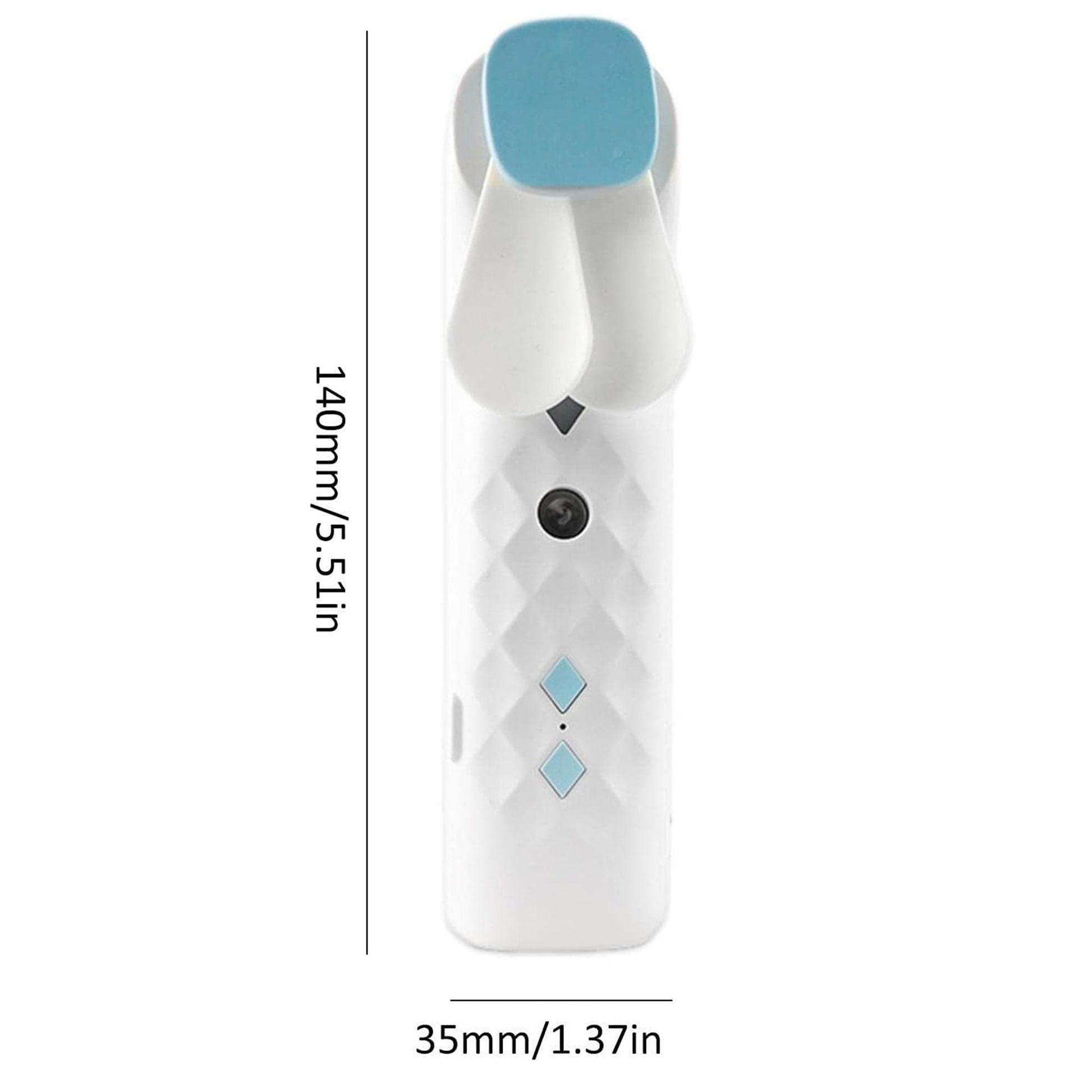 White Nano Mist Face Fan & Spray - USB chargable Aroma Diffusers - Bath Indulgence