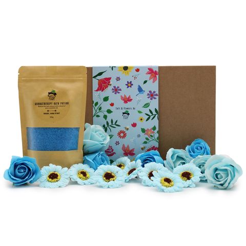 Wild Hare Salt & Flowers - Total Unwind - Bath Indulgence