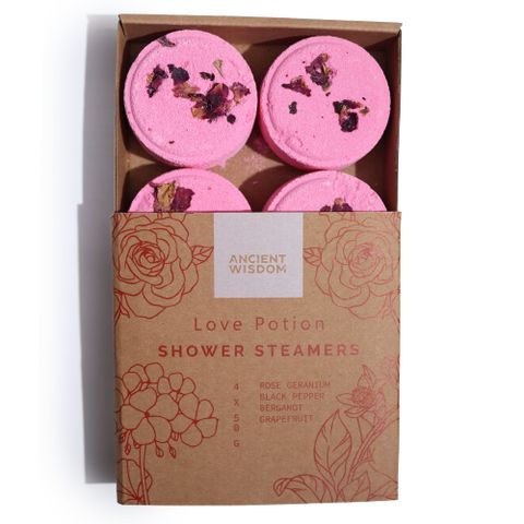 Zen Shower Steamers - Therapy Wellness Gift Set - Love Potion - Bath Indulgence