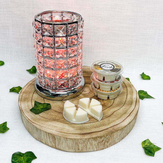 Crystal LED Burner & Wax Melt Bundle