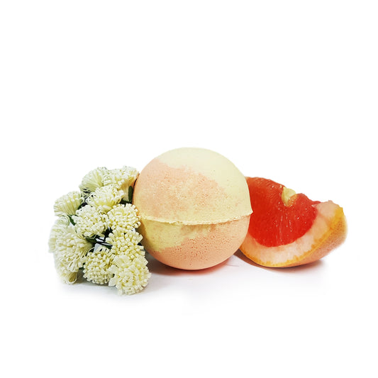 Red Grapefruit & Sugarcane Handmade Bath Bomb