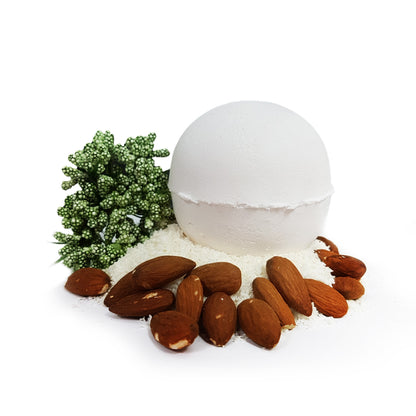 Coconut & Almond Handmade Bath Bomb