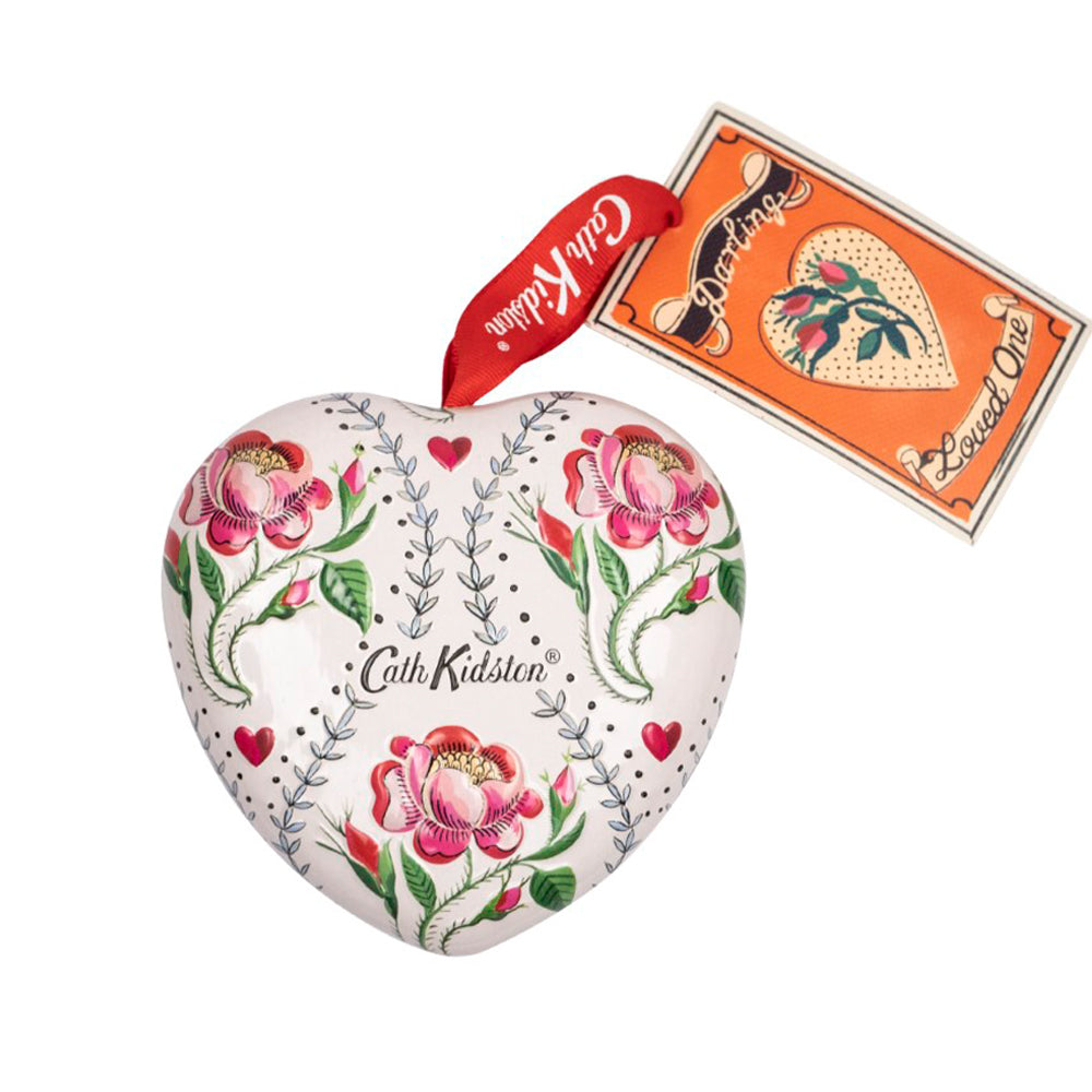 Cath Kidston Keep Kind Heart Soap in An Embossed Heart Tin