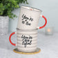 Brewtiful Mug Set You're a Hot-tea Microwave &amp; Dishwasher safe Gift Set