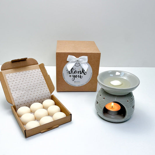 Aztec Burner & Wax Melt Thank You Gift Set - Bath Indulgence