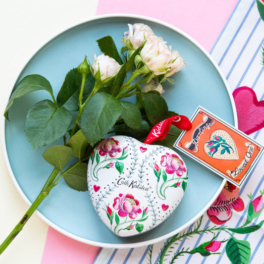 Cath Kidston Keep Kind Heart Soap in An Embossed Heart Tin - Bath Indulgence