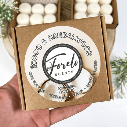 Coco & Sandalwood Soy Wax Melts - Bath Indulgence