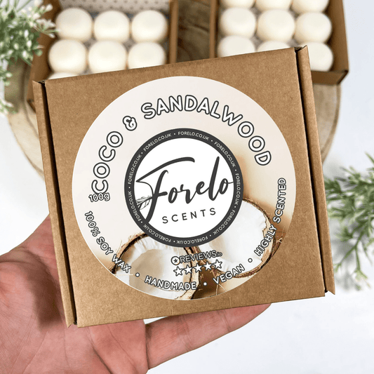 Coco & Sandalwood Soy Wax Melts - Bath Indulgence