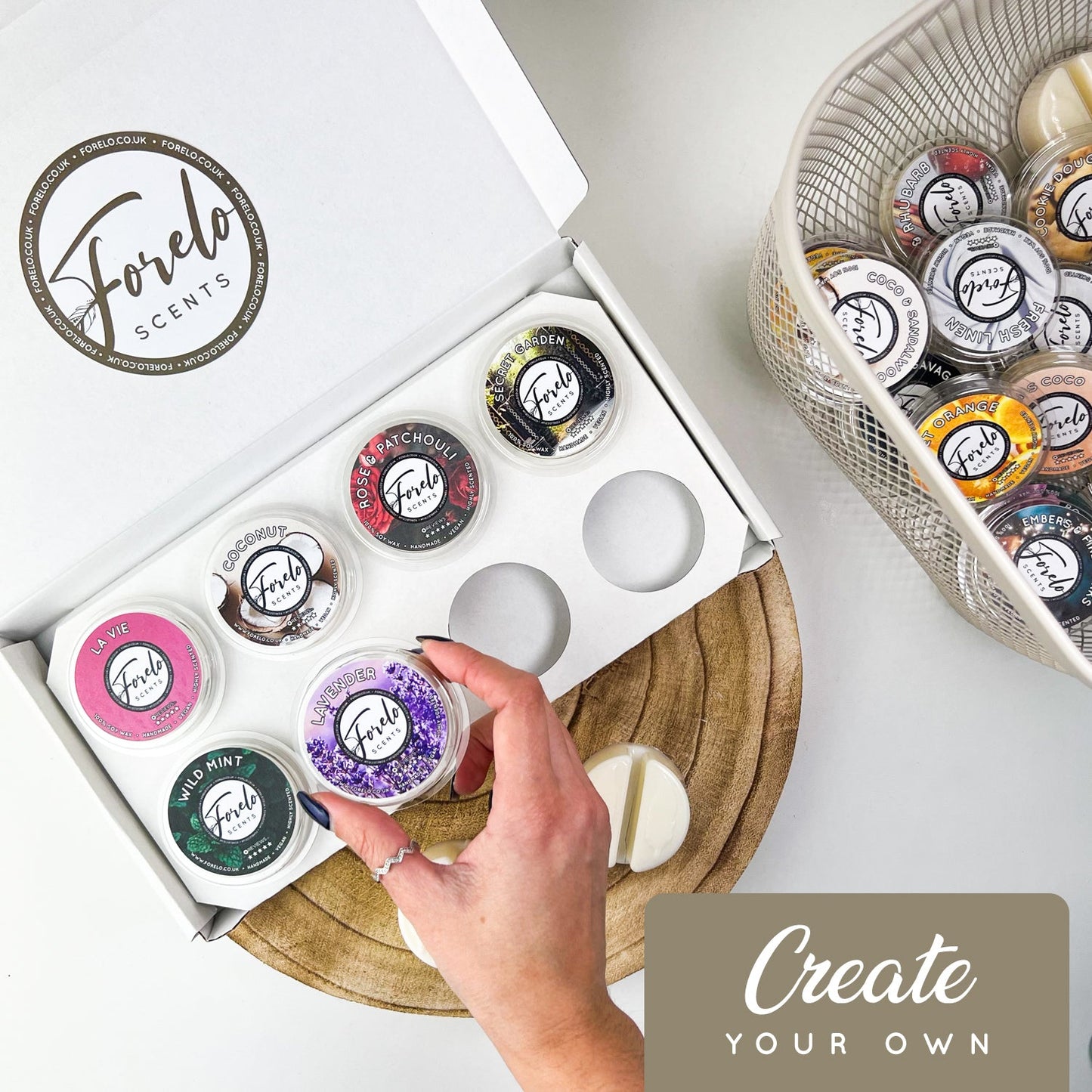 Create Your Own Soy Wax Melt Sample Box