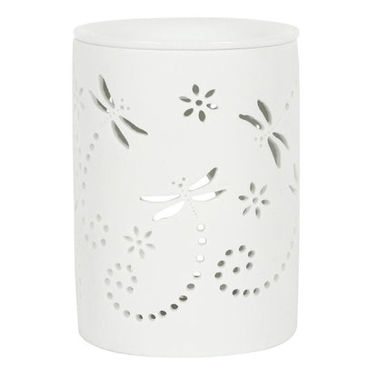 Dragonfly Tea Light Burner For Wax Melts - SALE Half Price - Bath Indulgence