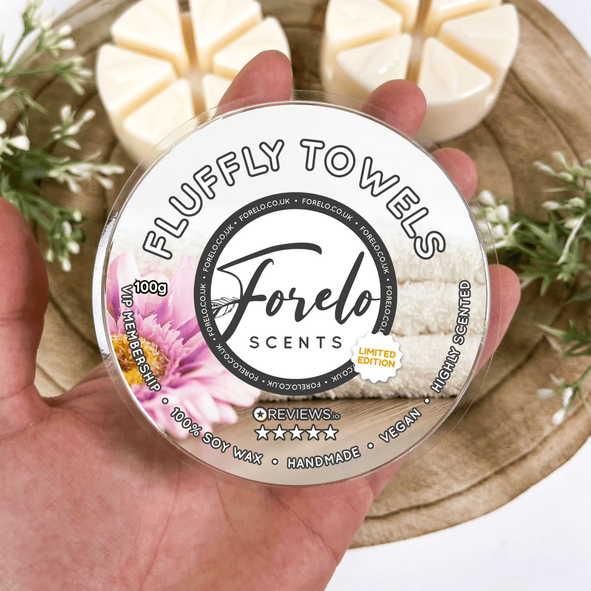 Fluffy Towels Soy Wax Melt - Bath Indulgence