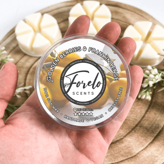 Golden Berries & Frankincense Soy Wax Melt - Bath Indulgence