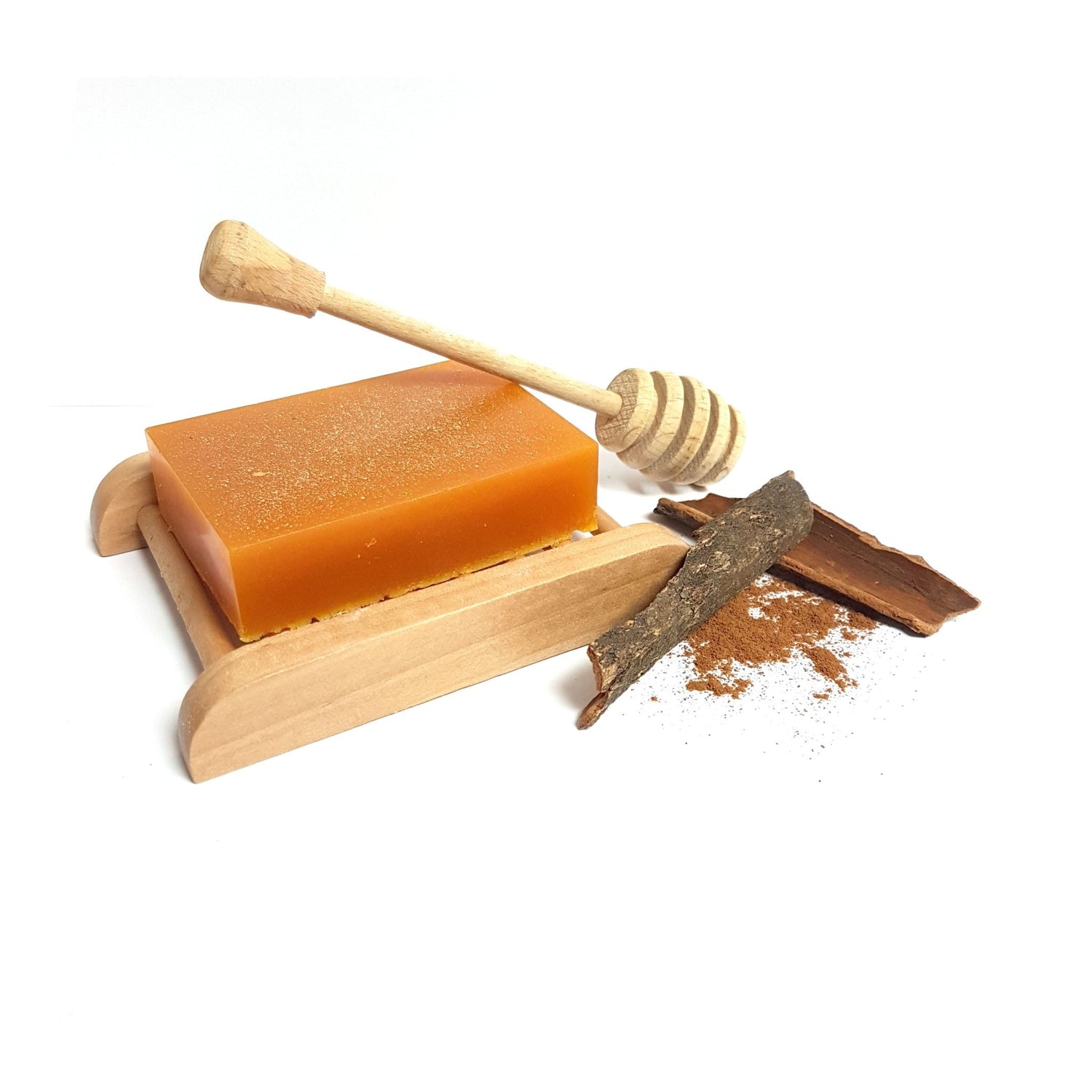 Luxury Honey Vanilla Cinnamon Shea Butter Soap - 100g - Bath Indulgence