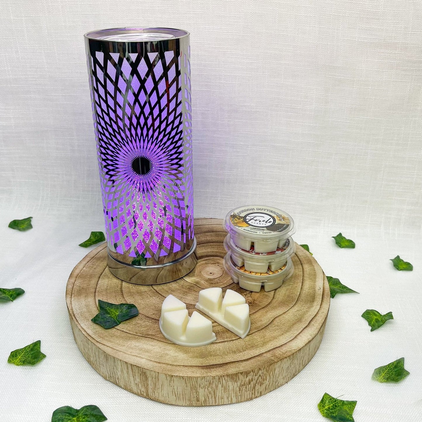 Kaleidoscope LED Burner & Wax Melt Bundle - Bath Indulgence