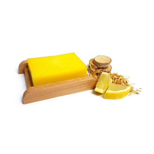 Lemon & Calendula Shea Butter Handmade Soap Bar - Bath Indulgence