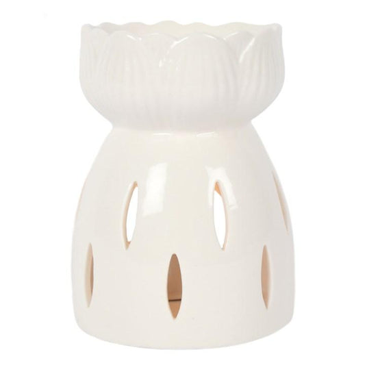 Lotus Burner & Wax Melt Bundle - Bath Indulgence