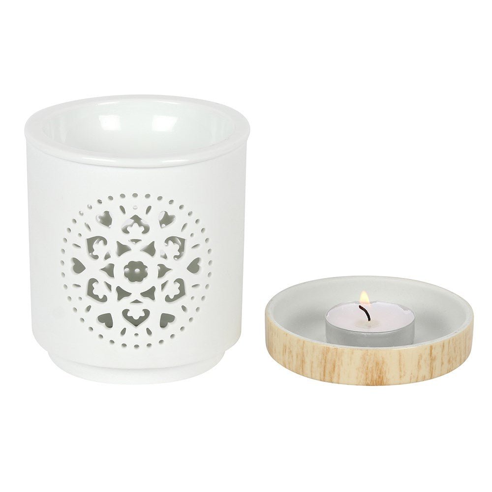 Mandala Burner & Wax Melt Bundle - Bath Indulgence