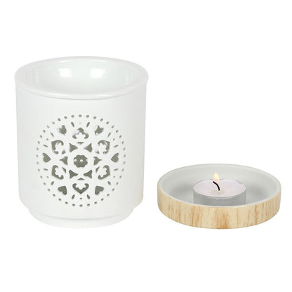 Mandala Burner & Wax Melt Bundle - Bath Indulgence