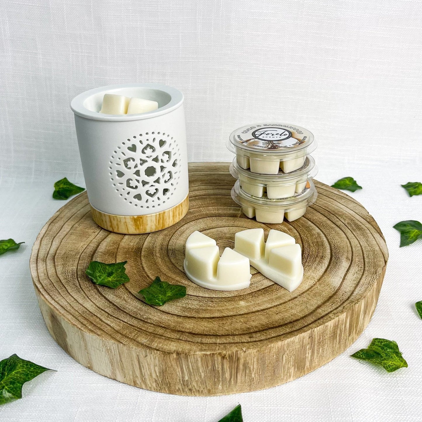 Mandala Burner & Wax Melt Bundle - Bath Indulgence
