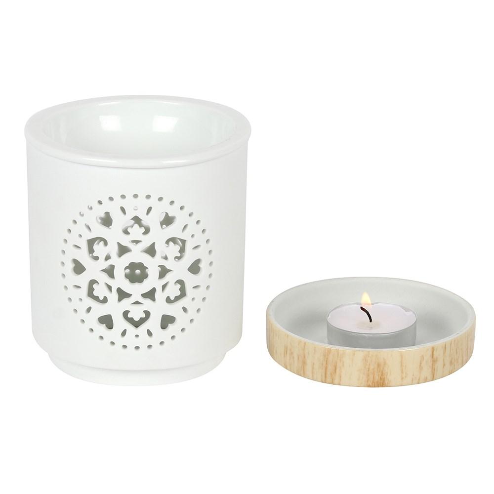 Mandala Burner & Wax Melt Gift Set - Bath Indulgence