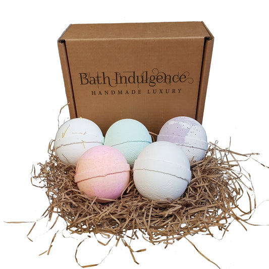 Medium Five Handmade Bath Bombs Subscription Box - Bath Indulgence