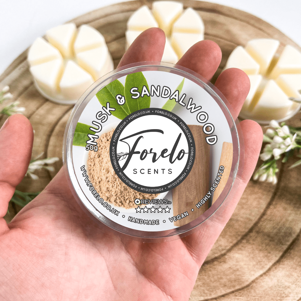 Musk & Sandalwood Soy Wax Melt - Bath Indulgence