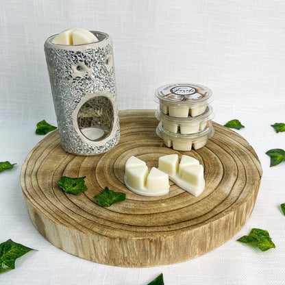 Pillar Crackle Burner & Wax Melt Gift Set - Bath Indulgence