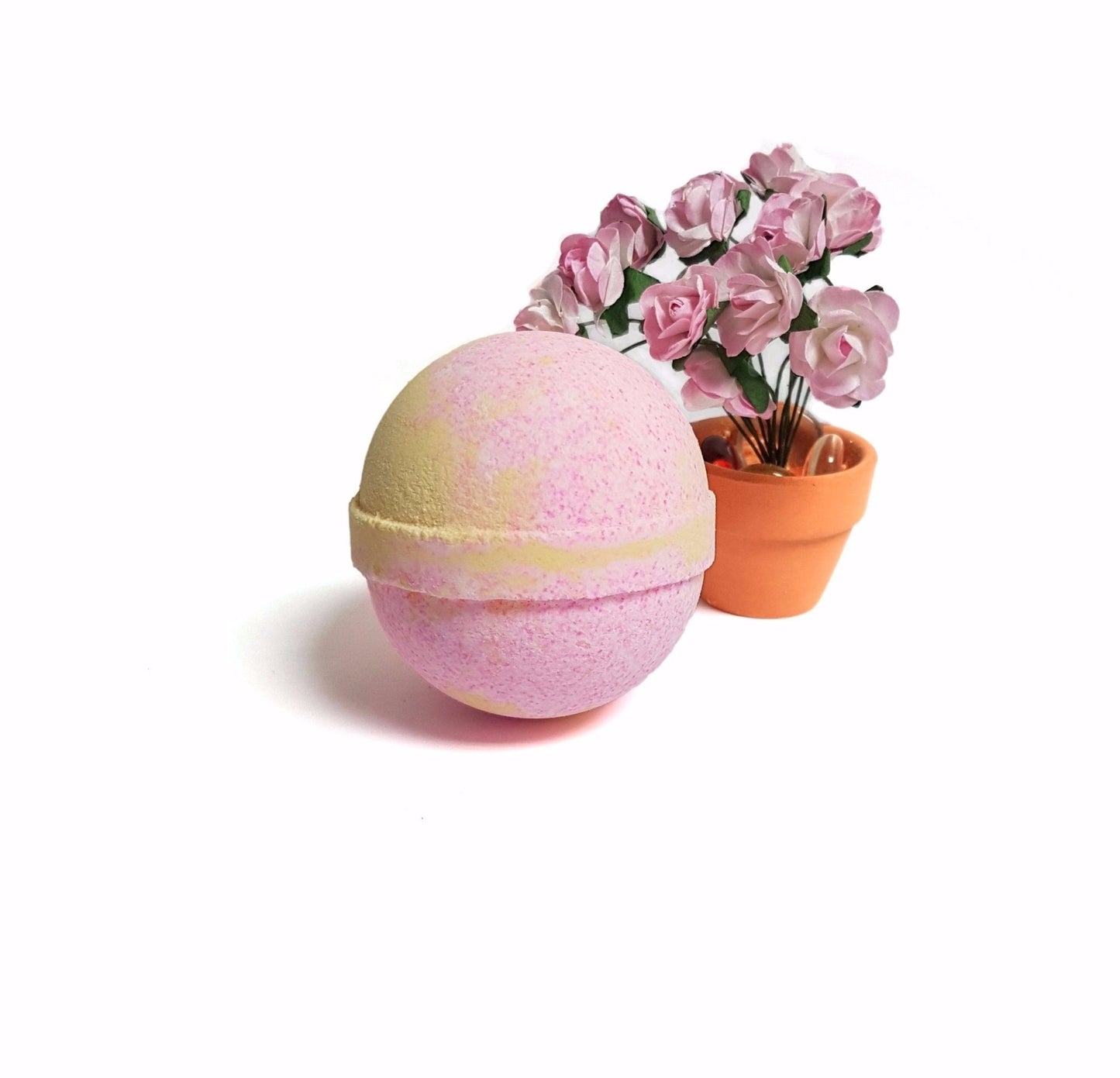 Pink Fizz Handmade Bath Bomb - Bath Indulgence