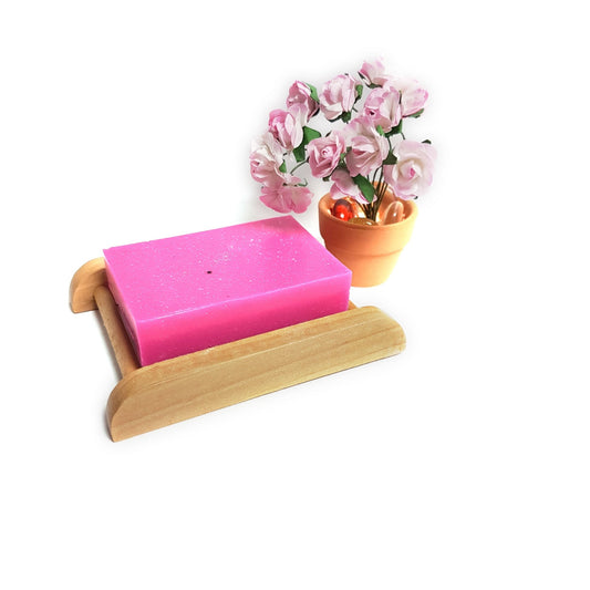 Pink Fizz Shea Butter Handmade Soap Bar - Bath Indulgence
