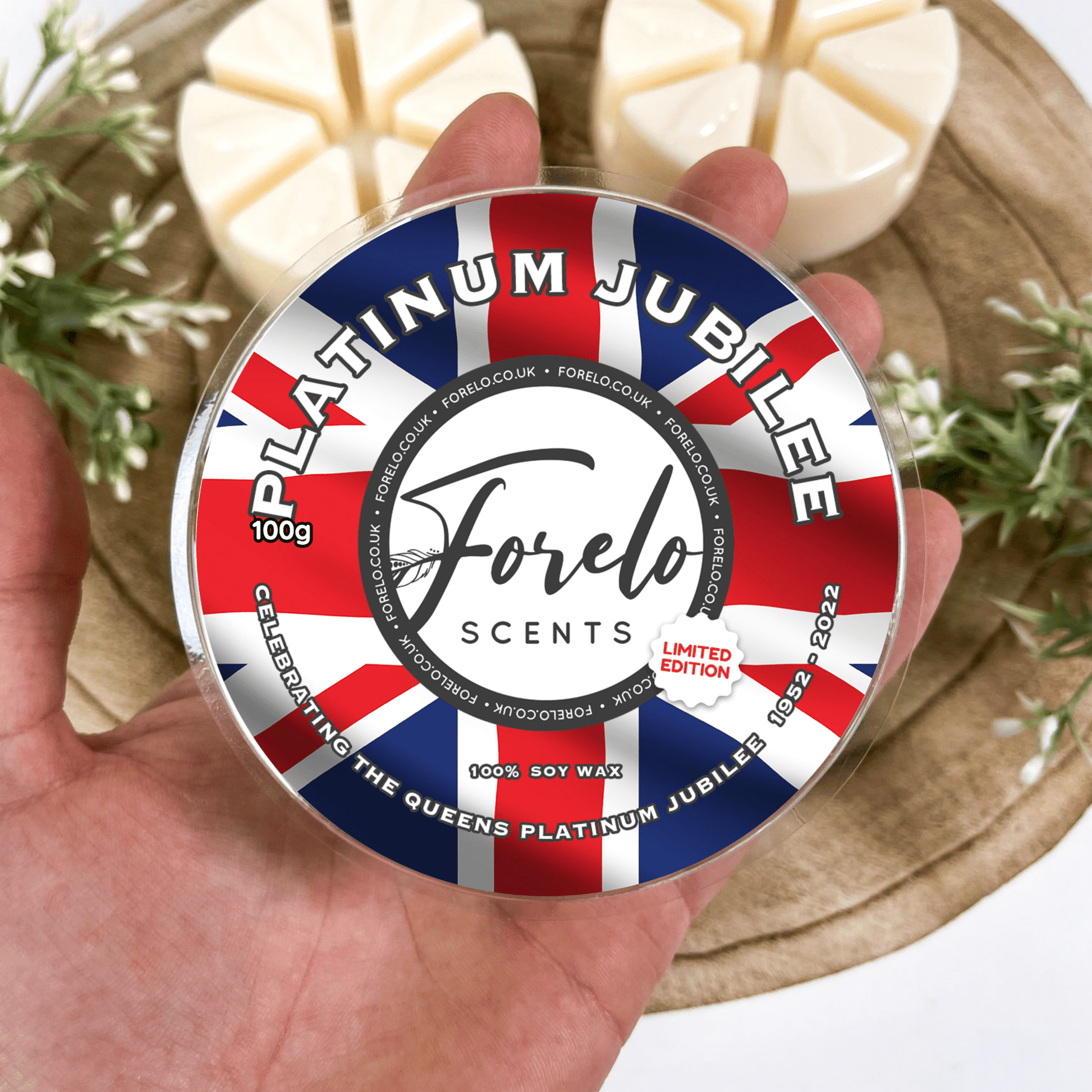 Platinum Jubilee Soy Wax Melt - Bath Indulgence