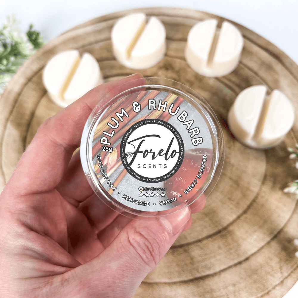 Plum & Rhubarb Soy Wax Melts - Bath Indulgence