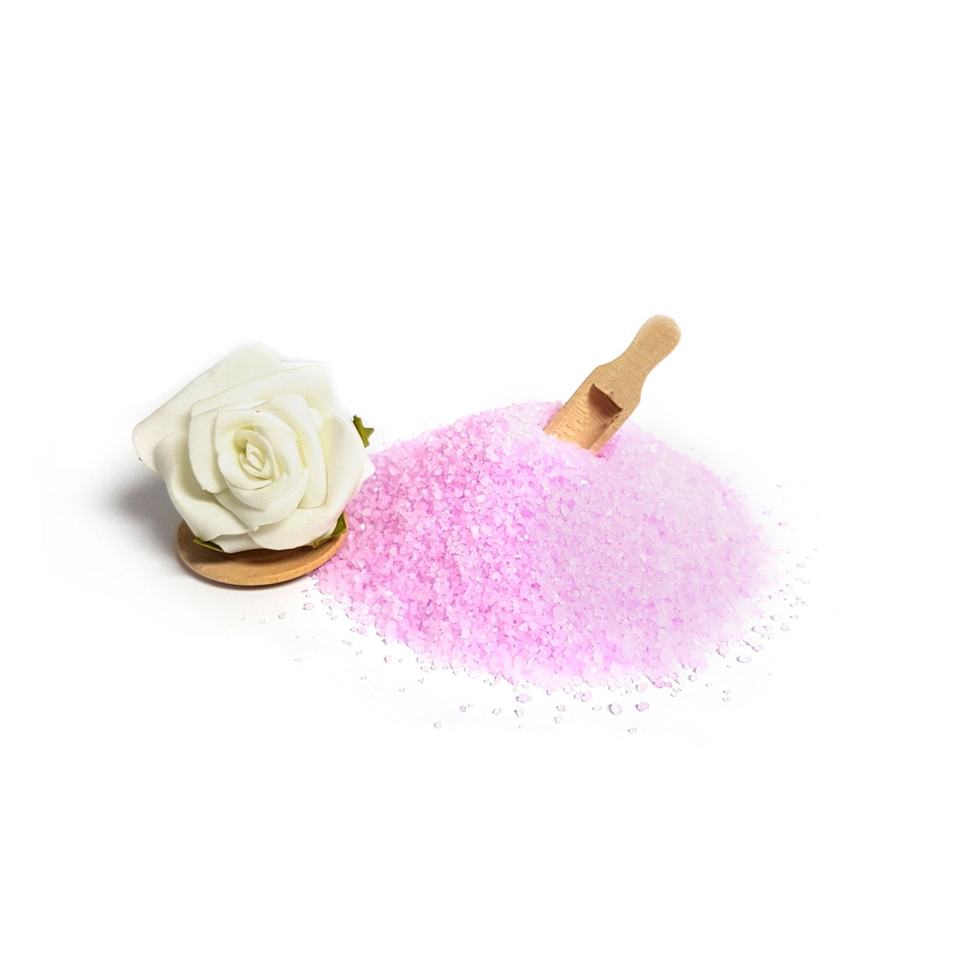 Rose Geranium Essential Oil Handmade Bath Salts - Bath Indulgence
